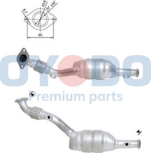 Oyodo 10N0014-OYO - Catalytic Converter onlydrive.pro