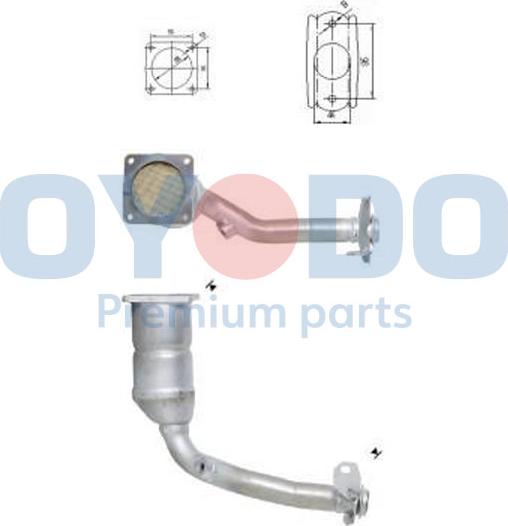 Oyodo 10N0027-OYO - Catalytic Converter onlydrive.pro