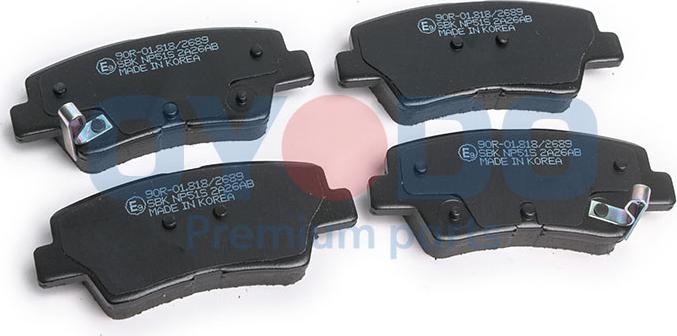 Oyodo 20H0515-OYO - Brake Pad Set, disc brake onlydrive.pro