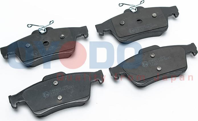 Oyodo 20H0A31-OYO - Brake Pad Set, disc brake onlydrive.pro