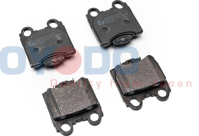 Oyodo 20H2019-OYO - Brake Pad Set, disc brake onlydrive.pro