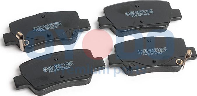 Oyodo 20H2035-OYO - Brake Pad Set, disc brake onlydrive.pro