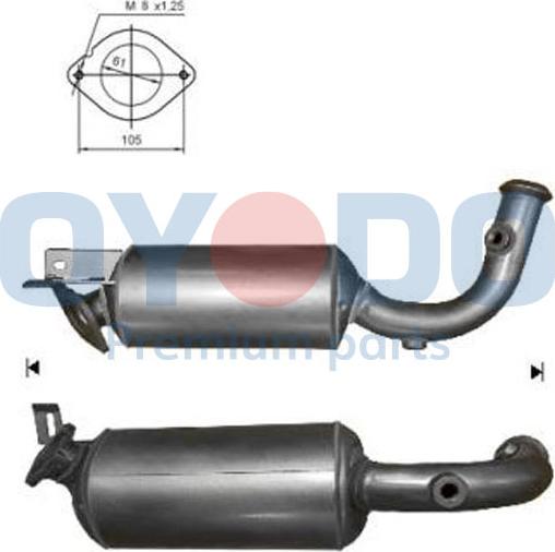 Oyodo 20N0092-OYO - Soot / Particulate Filter, exhaust system onlydrive.pro