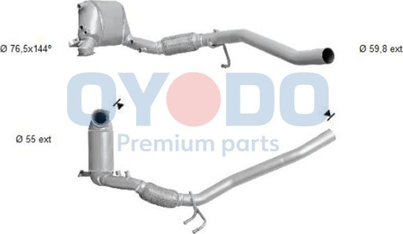 Oyodo 20N0029-OYO - Soot / Particulate Filter, exhaust system onlydrive.pro