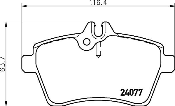 BOSCH 0 986 494 570 - Stabdžių trinkelių rinkinys, diskinis stabdys onlydrive.pro