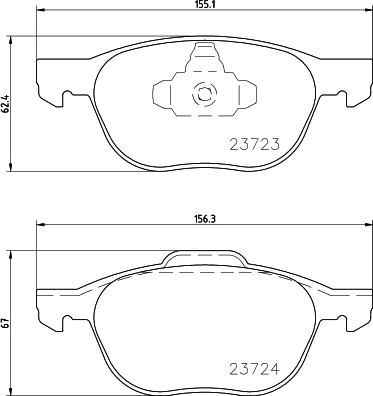 Volvo 32373150 - Brake Pad Set, disc brake onlydrive.pro