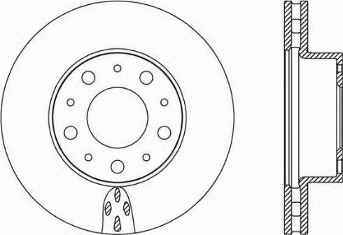 PEUGEOT 4249 K2 - Brake Disc onlydrive.pro