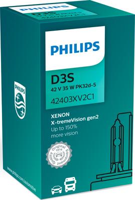 PHILIPS 42403XV2C1 - Лампа накаливания, основная фара onlydrive.pro