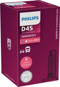 PHILIPS 42402XV2C1 - Лампа накаливания, основная фара onlydrive.pro