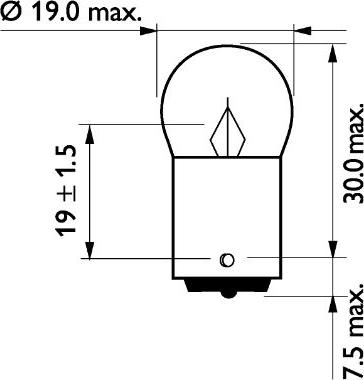 PHILIPS 13814CP - Лампа накаливания, фонарь освещения номерного знака onlydrive.pro