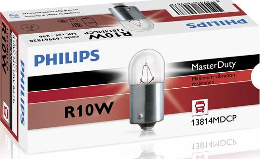 PHILIPS 13814MDCP - Bulb, licence plate light onlydrive.pro