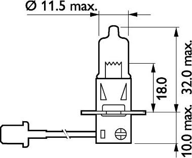 PHILIPS 13336MLC1 - Lemputė, prožektorius onlydrive.pro