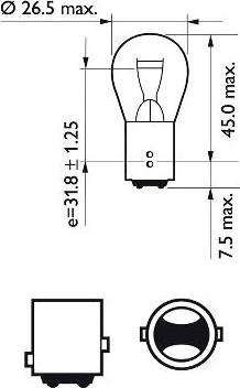 PHILIPS 12499B2 - Polttimo, vilkkuvalo onlydrive.pro