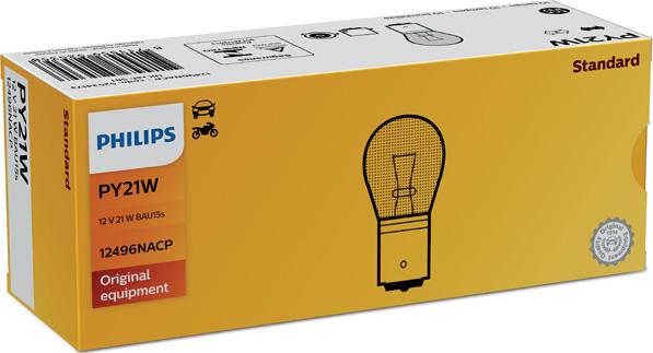 PHILIPS 12496NACP - Лампа накаливания, фонарь указателя поворота onlydrive.pro