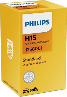 PHILIPS 12580C1 - Kvēlspuldze, Tālās gaismas lukturis onlydrive.pro