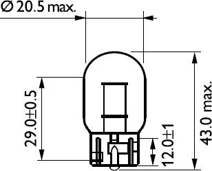 PHILIPS 12065CP - Kvēlspuldze, Pagriezienu signāla lukturis onlydrive.pro