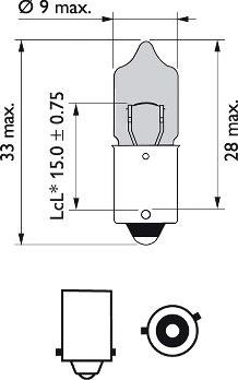 PHILIPS 12036WVUB2 - Kvēlspuldze, Pagriezienu signāla lukturis onlydrive.pro