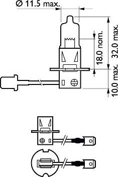 PHILIPS 12336PRC1 - Kvēlspuldze, Tālās gaismas lukturis onlydrive.pro