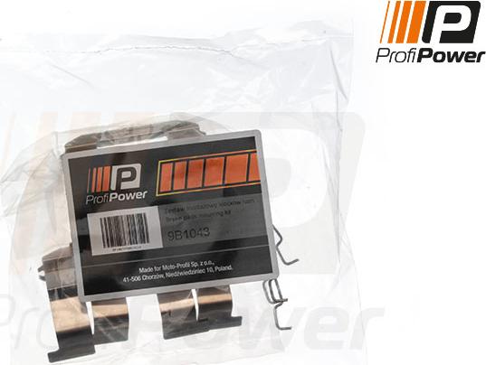 ProfiPower 9B1043 - Accessory Kit for disc brake Pads onlydrive.pro