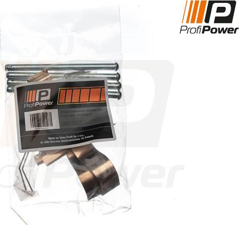 ProfiPower 9B1057 - Accessory Kit for disc brake Pads onlydrive.pro