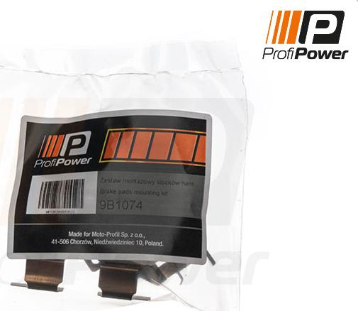 ProfiPower 9B1074 - Accessory Kit for disc brake Pads onlydrive.pro
