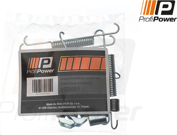 ProfiPower 9B2091 - Accessory Kit, parking brake shoes onlydrive.pro