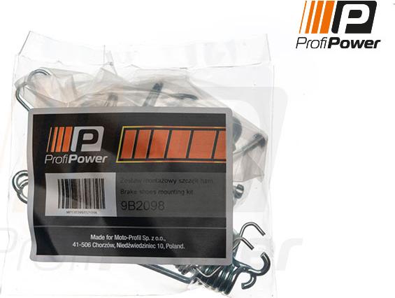 ProfiPower 9B2098 - Accessory Kit, brake shoes onlydrive.pro