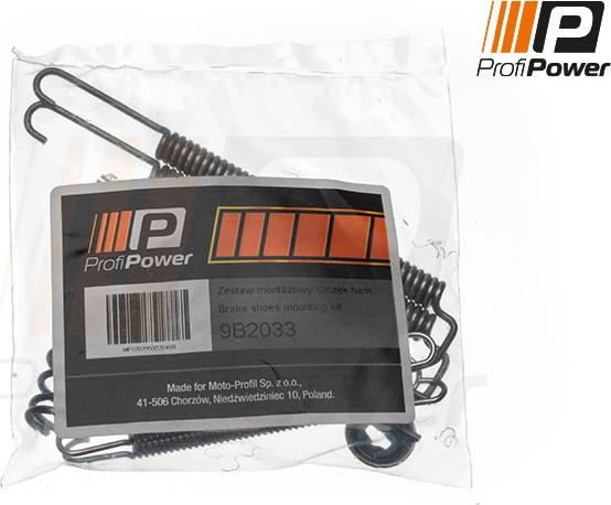 ProfiPower 9B2033 - Accessory Kit, brake shoes onlydrive.pro