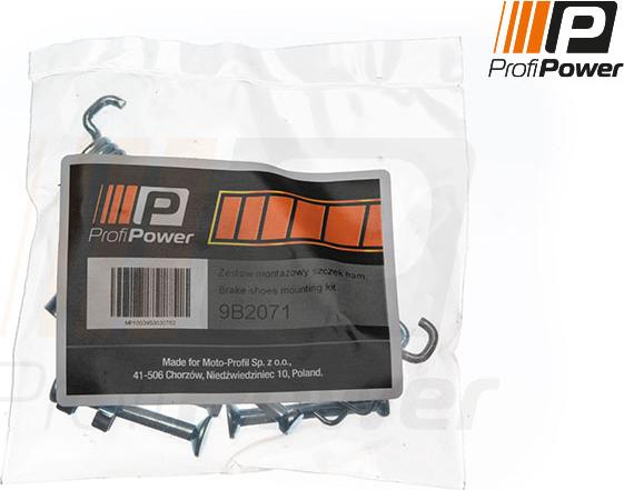 ProfiPower 9B2071 - Accessory Kit, parking brake shoes onlydrive.pro