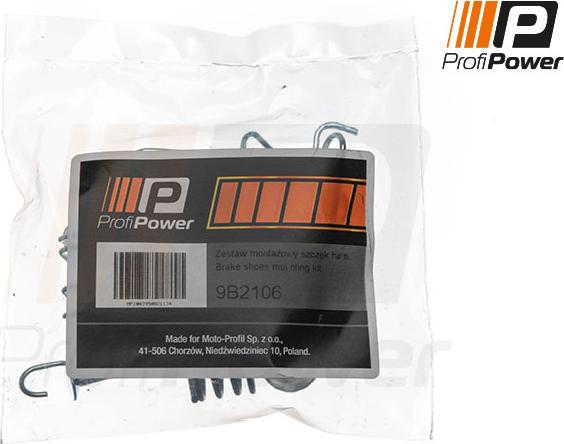 ProfiPower 9B2106 - Accessory Kit, parking brake shoes onlydrive.pro