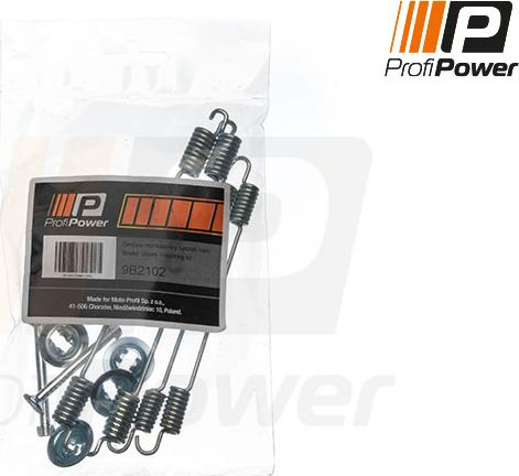 ProfiPower 9B2102 - Piederumu komplekts, Bremžu loki onlydrive.pro