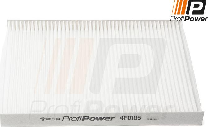 ProfiPower 4F0105 - Фильтр воздуха в салоне onlydrive.pro