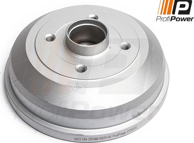 ProfiPower 6B2014K - Brake Drum onlydrive.pro