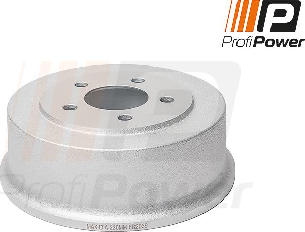 ProfiPower 6B2039 - Brake Drum onlydrive.pro