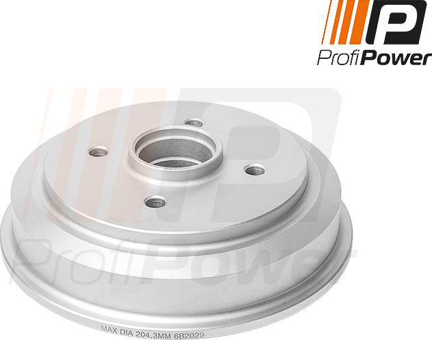 ProfiPower 6B2029 - Brake Drum onlydrive.pro