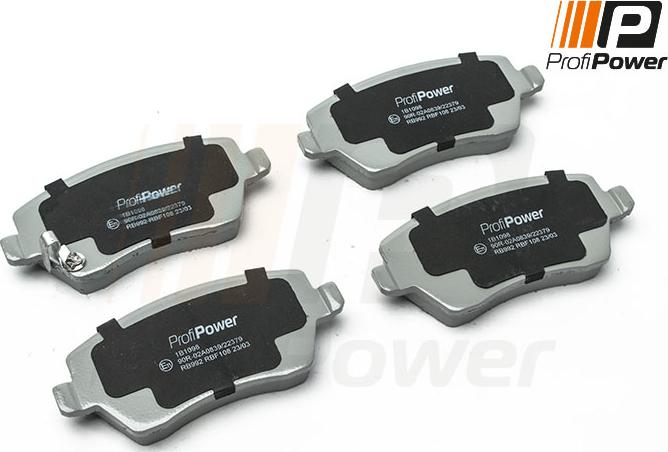 ProfiPower 1B1098 - Brake Pad Set, disc brake onlydrive.pro