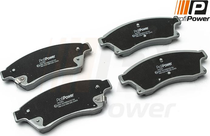 ProfiPower 1B1093 - Brake Pad Set, disc brake onlydrive.pro