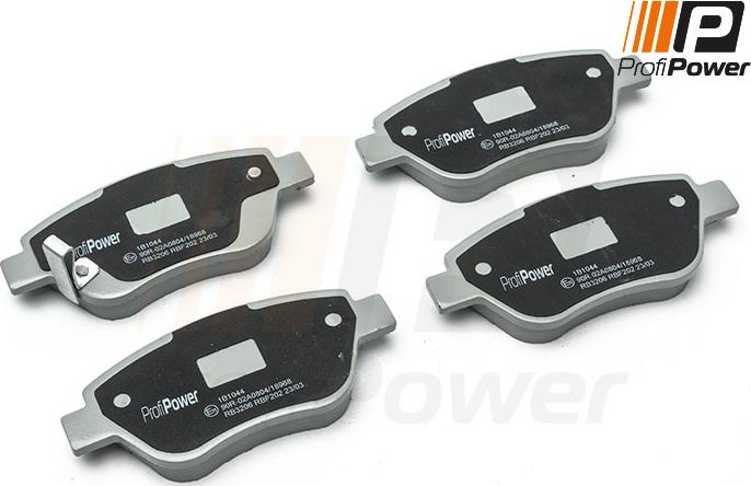 ProfiPower 1B1044 - Brake Pad Set, disc brake onlydrive.pro