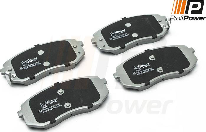 ProfiPower 1B1043 - Brake Pad Set, disc brake onlydrive.pro