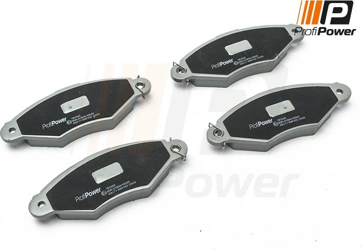 ProfiPower 1B1042 - Brake Pad Set, disc brake onlydrive.pro