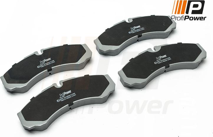 ProfiPower 1B1047 - Brake Pad Set, disc brake onlydrive.pro