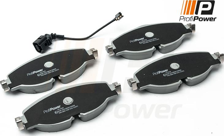 ProfiPower 1B1059 - Brake Pad Set, disc brake onlydrive.pro