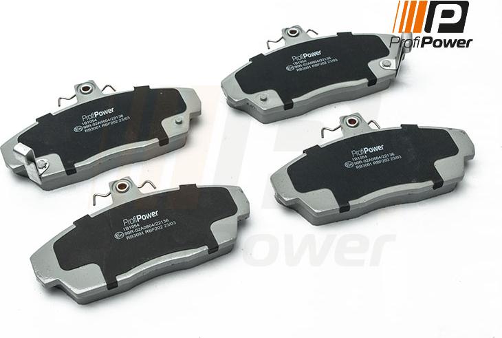 ProfiPower 1B1054 - Brake Pad Set, disc brake onlydrive.pro