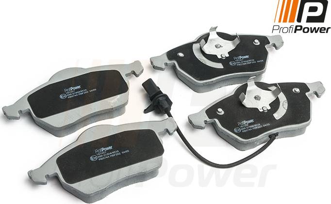 ProfiPower 1B1057 - Brake Pad Set, disc brake onlydrive.pro