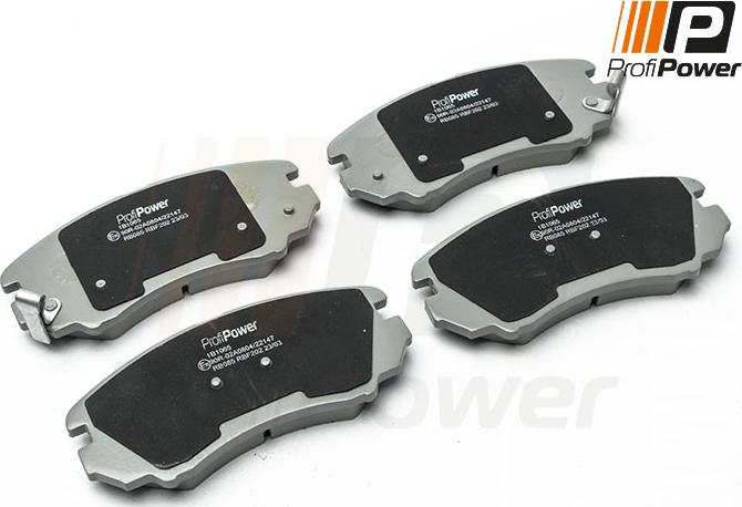 ProfiPower 1B1065 - Brake Pad Set, disc brake onlydrive.pro