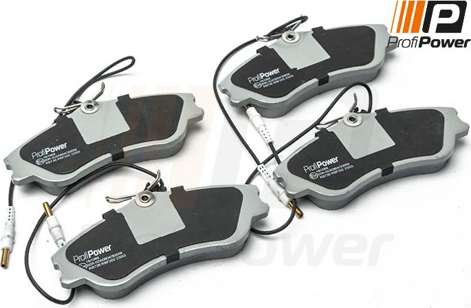 ProfiPower 1B1068 - Brake Pad Set, disc brake onlydrive.pro