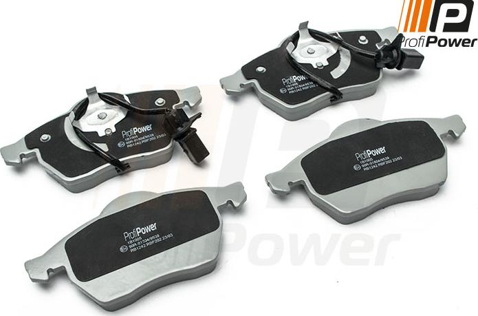 ProfiPower 1B1005 - Brake Pad Set, disc brake onlydrive.pro