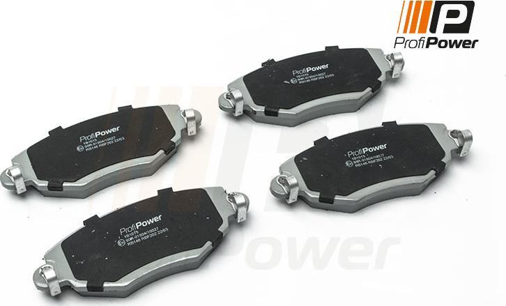ProfiPower 1B1015 - Brake Pad Set, disc brake onlydrive.pro