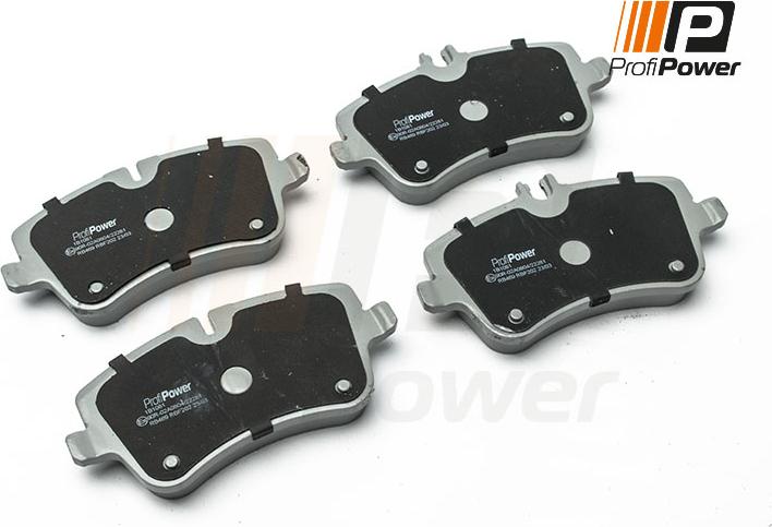 ProfiPower 1B1081 - Brake Pad Set, disc brake onlydrive.pro