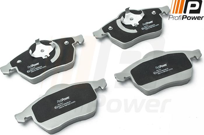 ProfiPower 1B1031 - Brake Pad Set, disc brake onlydrive.pro